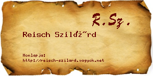 Reisch Szilárd névjegykártya
